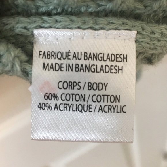 Mint crochet sweater - Picture 3 of 3